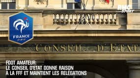 Foot amateur: le Conseil d'Etat donne raison à la FFF et maintient les relégations