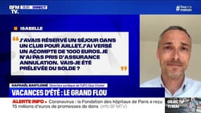 J'ai versé un acompte pour un club de vacances en juillet, vais-je être prélevée du solde? BFMTV répond à vos questions