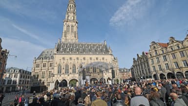 Un hommage à Dominique Bernard a été rendu ce dimanche 13 octobre 2024 à Arras, un an après sa mort.