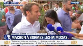 En vacances, Macron affirme que la "crise" n’est "pas du tout derrière nous" 