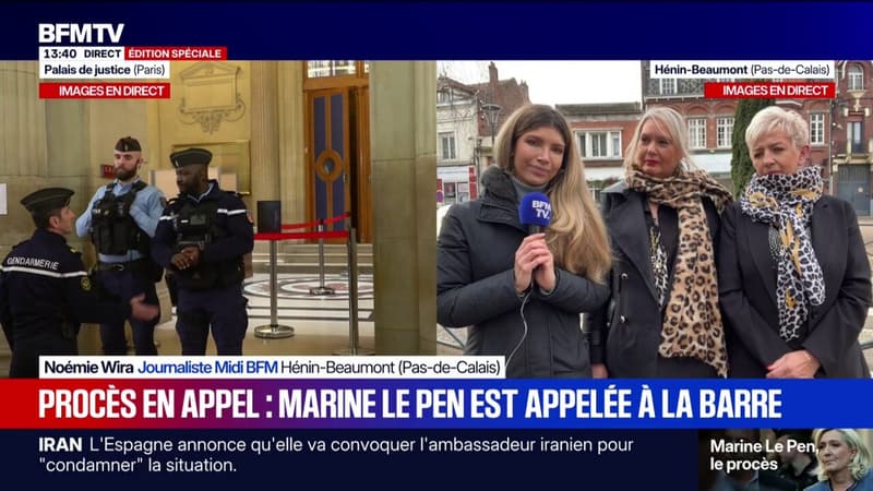 "Je suis certaine qu'elle sera éligible et innocente": ces deux électrices du RN soutiennent Marine Le Pen au premier jour de son procès en appel