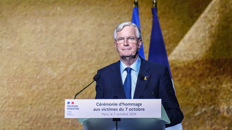 7-Octobre: Emmanuel Macron hué lors du discours de Michel Barnier au rassemblement du Crif