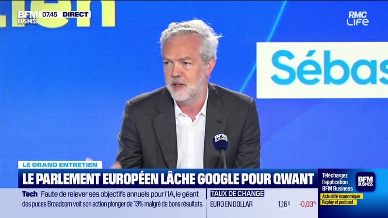 Le Grand entretien : Le parlement européen lâche Google pour Qwant - 04/06