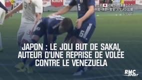 Japon : Le joli but de Sakai, auteur d'une reprise de volée contre le Venezuela