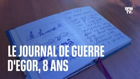 À 8 ans, Egor raconte la guerre en Ukraine dans son journal intime