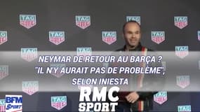 Neymar de retour au Barça ? "Il n'y aurait pas de problème", selon Iniesta