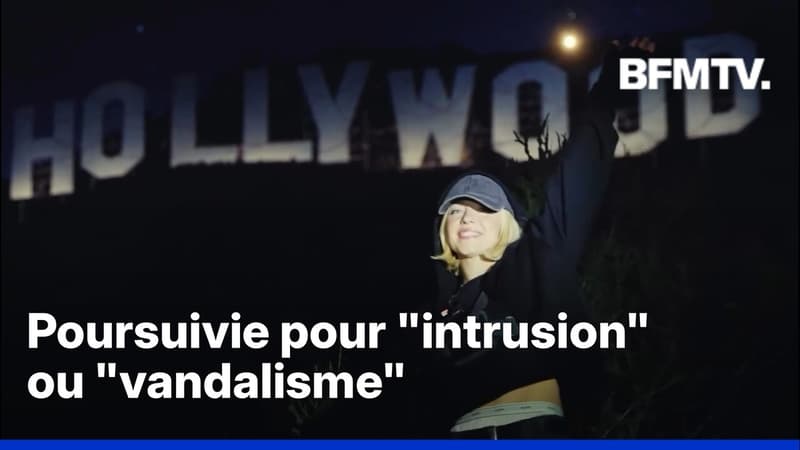 Pour promouvoir sa marque de lingerie, Sydney Sweeney décore le "Hollywood sign" de soutiens-gorge