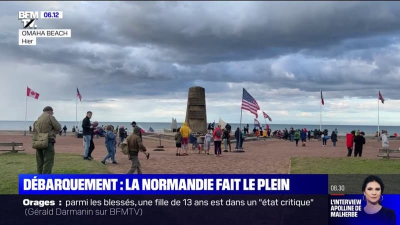 78ème anniversaire du Débarquement: à la veille du D-Day, la Normandie fait le plein