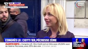 Congrès LR: Florence Portelli, soutien de Valérie Pécresse, est "très heureuse pour sa championne"