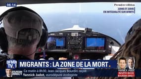 À bord de son avion, il est l'un des derniers observateurs à survoler les côtes libyennes à la recherche des bateaux de migrants