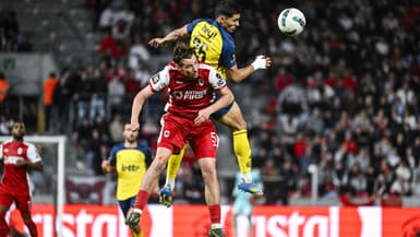 Un match de Jupiler Pro League en mai 2025
