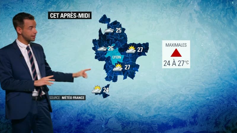 La météo de ce vendredi 27 septembre à Lyon.