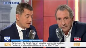 Gérald Darmanin: "On porte un gilet jaune car souvent on est accidenté. Les Français qui mettront un gilet jaune samedi voudront se signaler parce que la France est accidentée."