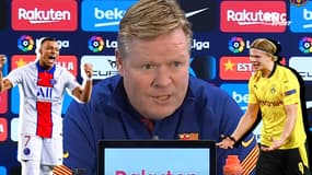 Barça : Plutôt Mbappé ou Haaland ? Koeman renvoie la question au futur président