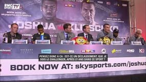 Boxe - Joshua et Klitschko affichent leur volonté de remporter la victoire