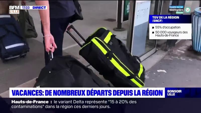 Nord-de-Pas-de-Calais: déjà de nombreux départs en vacances ce week-end