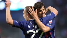 Gourcuff et Ribery en 2010