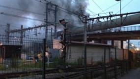 L'incendie s'est déclaré vers 4h30 dans un poste de circulation à Vitry, sans faire de victime.