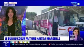 Marseille: le "bus du cœur" fait une halte dans la cité phocéenne