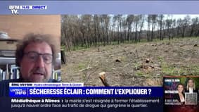Sécheresse éclair: "Même s'il pleut à l'heure actuelle, ça ne sera pas efficace", s'inquiète Éric Veyssi, hydro-climatologue