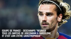 Équipe de France - Deschamps "regarde tous les matchs de Griezmann et c'est loin d'être catastrophique"