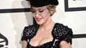 Madonna sur le red carpet des 57e Grammy Awards, le 8 février 2015.