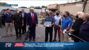 Donald Trump en visite dans le Wisconsin théâtre d’émeutes après l'affaire Jacob Blake