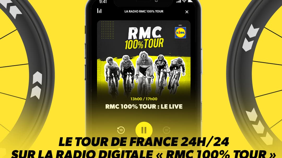 La radio digitale du Tour de France sur RMC