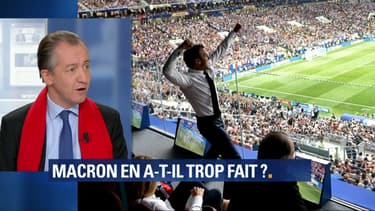 Christophe Barbier sur le plateau de BFMTV, le 17 juillet 2018