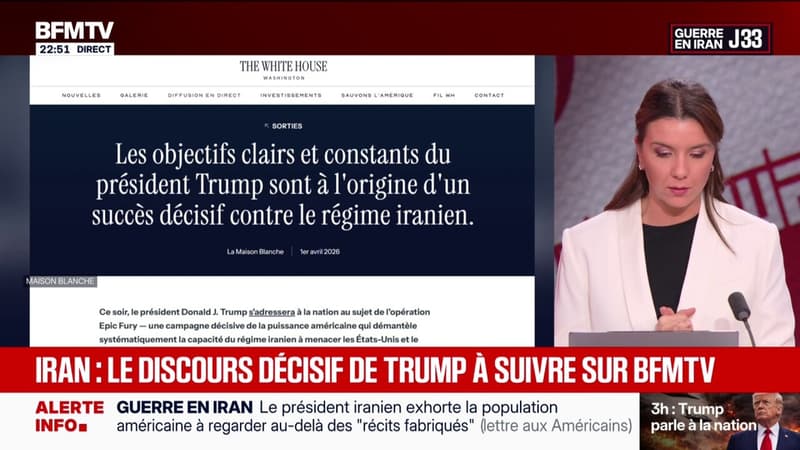 Guerre au Moyen-Orient: l'administration américaine affirme que "les objectifs clairs et constants du président Trump sont à l'origine d'un succès décisif contre le régime iranien"