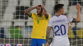 Gabriel Jesus lors de Brésil-Chili