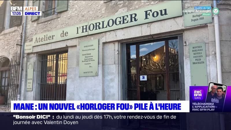 Alpes-de-Haute-Provence: la relève de l'horloger fou de Mane est assurée