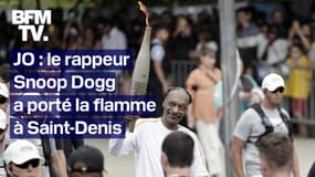 JO de Paris 2024: Snoop Dogg a porté la flamme olympique à Saint-Denis