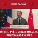 Un interprète chinois malmené par Edouard Philippe