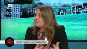 Le Roux invite chacun à adresser "un sourire" aux forces de l'ordre:  "C'est une faute de bleu"