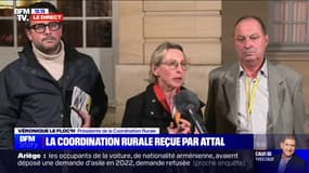 Rencontre entre Gabriel Attal et la Coordination Rurale: "Nous demandons une année blanche par rapport aux échéances bancaires"