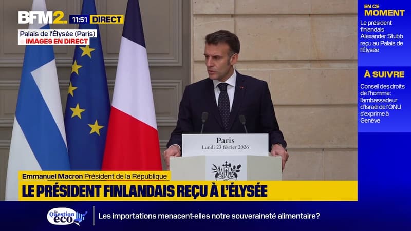 Ukraine: Emmanuel Macron appelle l'UE à "avancer" pour adopter les nouvelles sanctions contre la Russie bloquées par la Hongrie