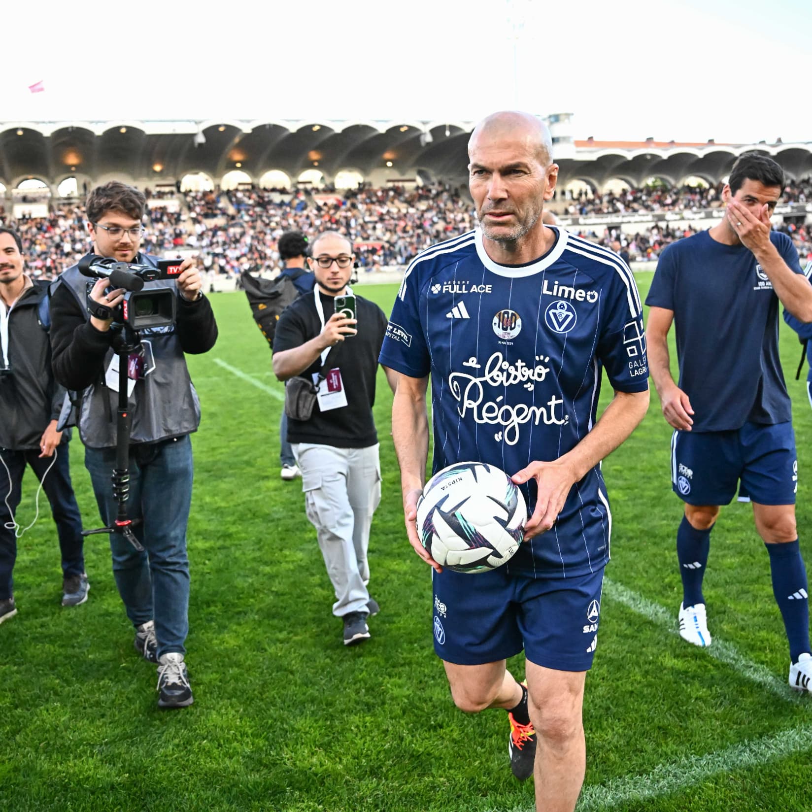 Carte Postale Zinedine Zidane – France / Girondins De Bordeaux – Collection