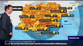 Météo Var: des températures hivernales le matin mais printanières l'après-midi, jusqu'à 17°C au Luc