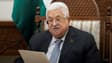 Le président palestinien Mahmoud Abbas s'exprime pendant une rencontre avec Emmanuel Macron à Ramallah, le 24 octobre 2023