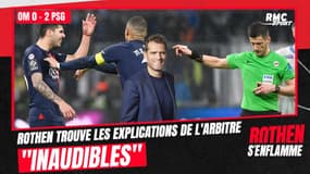 OM 0-2 PSG : Rothen trouve les explications de l'arbitre "inaudibles" 