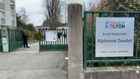 L'école Alphonse Daudet sans chauffage dans le 9e arrondissement de Lyon, le 10 décembre 2024.