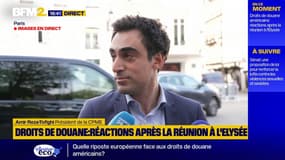 Droits de douane américains: le président de la CPME affirme que "le choc va être très, très fort"
