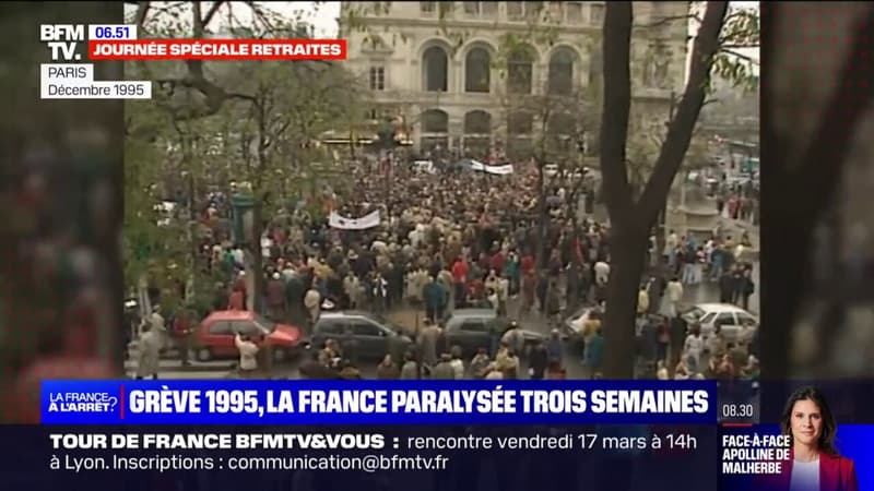 La grève de 1995 contre la réforme des retraites d'Alain Juppé toujours dans les mémoires
