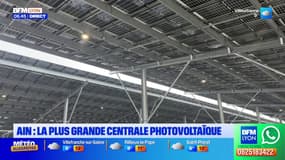 Ain: la plus grande centrale photovoltaïque de la région