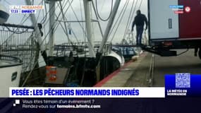 Le Havre: des pêcheurs normands indignés