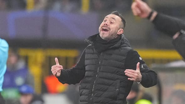 Roberto De Zerbi, le 28 janvier 2026. 