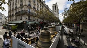 Notre-Dame de Paris a accueilli ce jeudi 12 septembre 2024 le retour des huit cloches de son beffroi nord