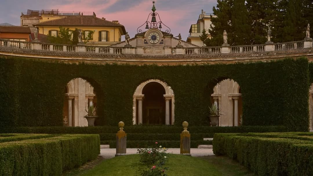 Dior défilé croisière 2026, Villa Albani Torlonia Rome 