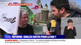 Réforme des retraites: pour cette manifestante à Nantes, "il y a un vrai déni de démocratie"
